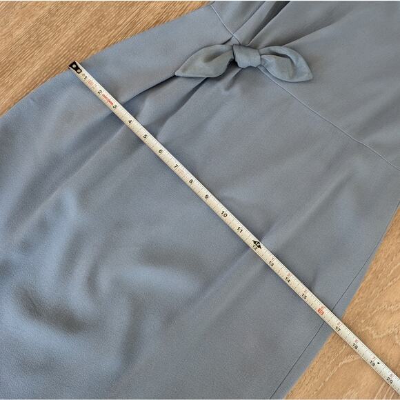 NWT Weekend MaxMara Lamella Light Blue Sleeveless Mini Short Dress, size 2 - Picture 9 of 10